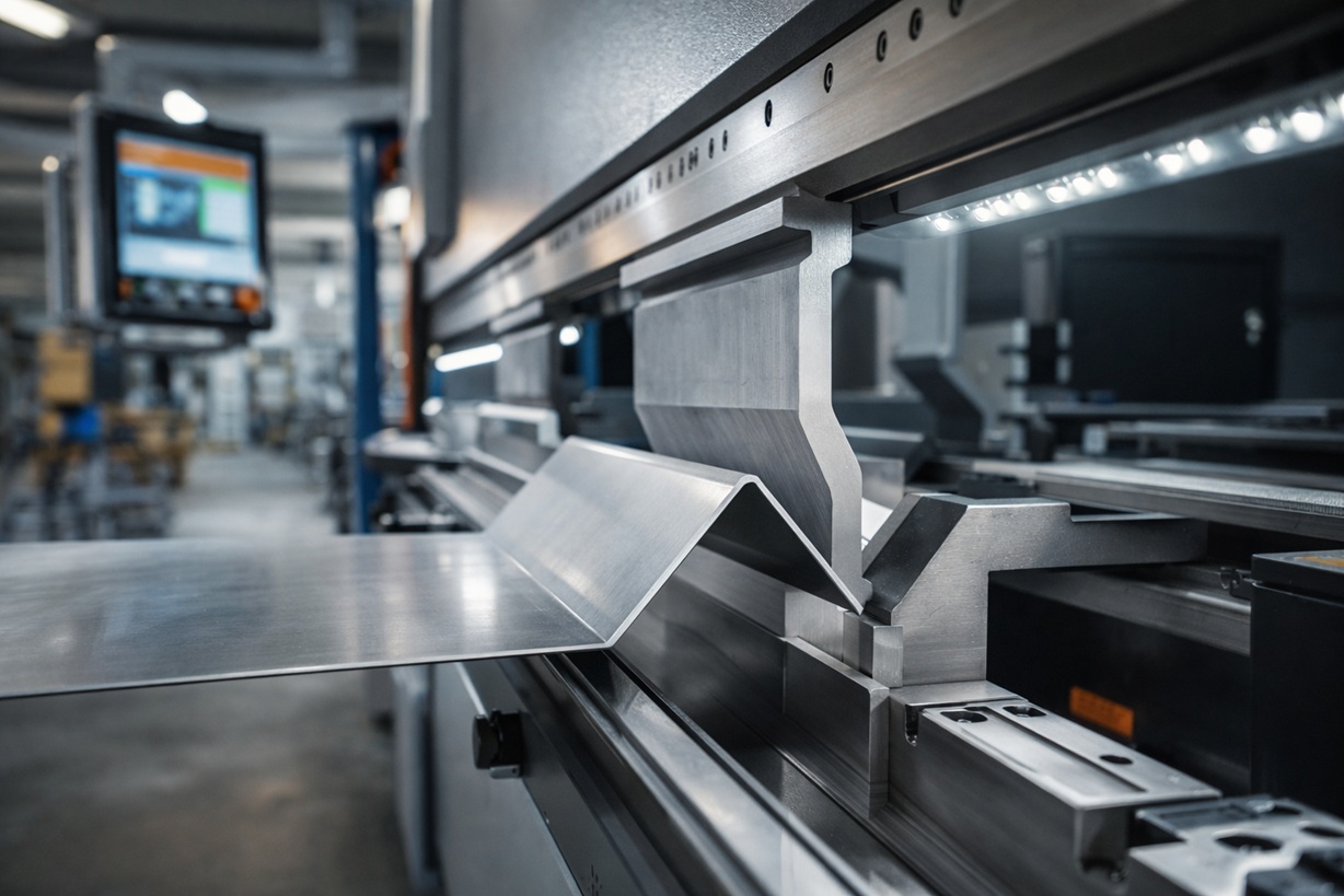 CNC élhajlító gép hajlító élének részlete nagy pontosságú megmunkáláshoz